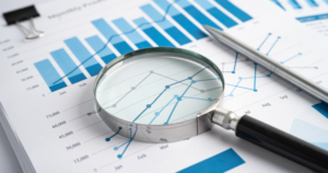 Image of a page of data reports